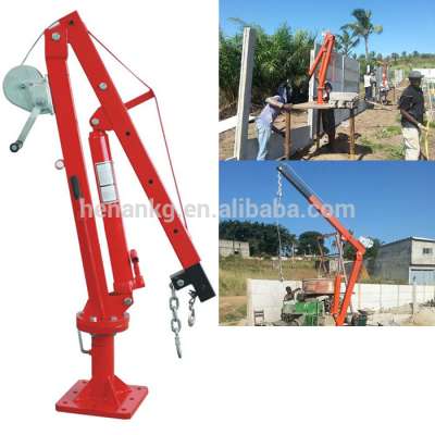 Professional service small cargo installination small crane