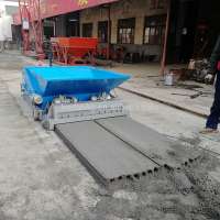 Precast hollow core concrete extruder movable wall panel machine