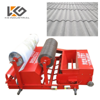 Concrete roof tile forming making machine