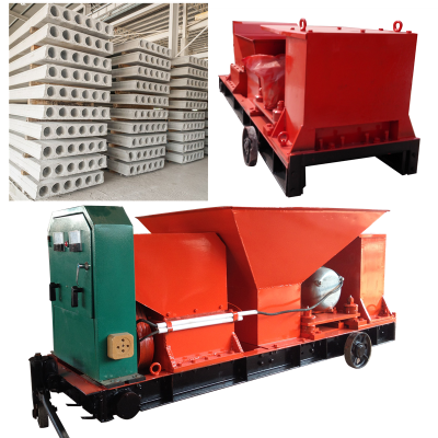 Precast prestressed concrete hollow core roofing slab machine