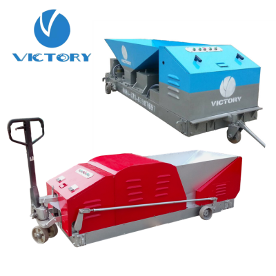 Precast concrete partition wall panel extruder machine