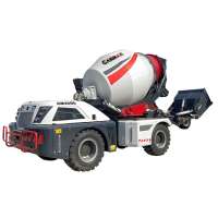 china shandong factory 3.5m3 self loading concrete mixer truck CM3500 mobile pump for sale